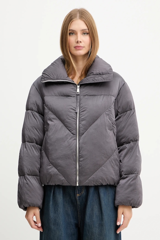 Bunda BOSS Orange zateplené fialová 50548035