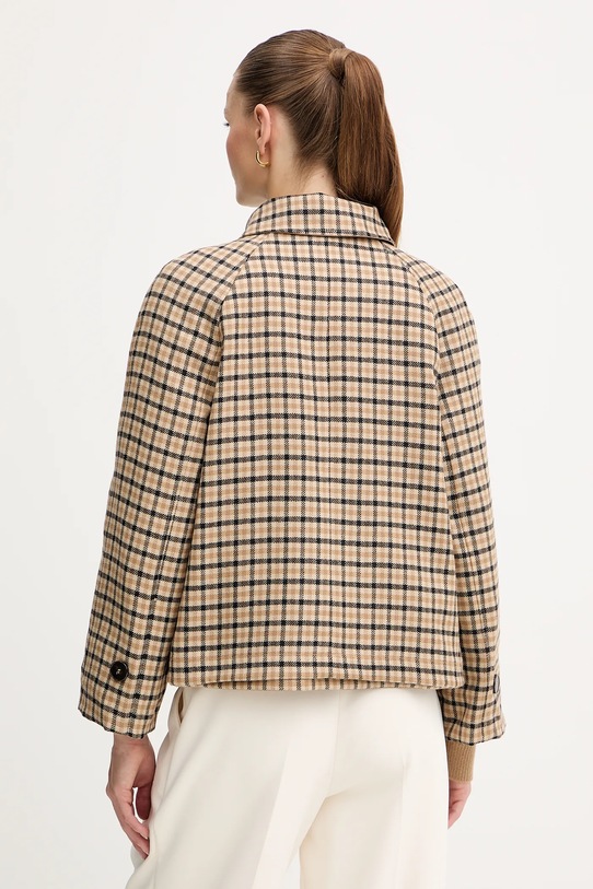 Marella płaszcz dwustronny z dodatkiem wełny beżowy 2523026021200