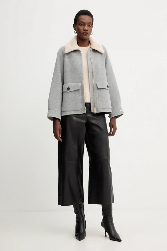 Marella kurtka z wełną 2523086011200 szary AW25