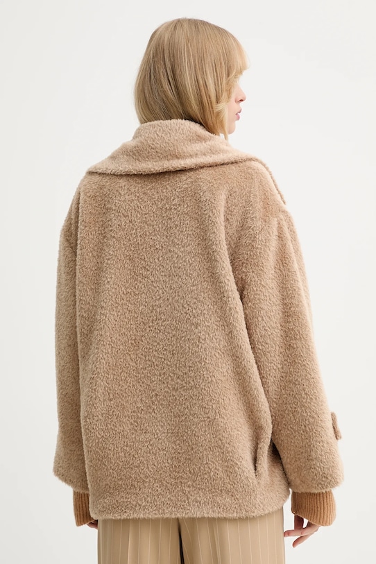 Ρούχα Μάλλινο παλτό Marella 2523086091200 μπεζ