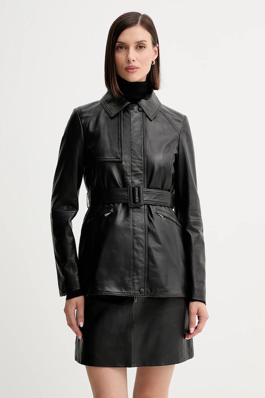 Marella kurtka skórzana nieocieplane czarny 2523446021200