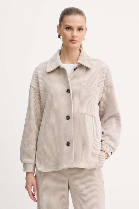 Μπουφάν με κορδόνι Marella Emme by Marella oversize μπεζ 2525916032200