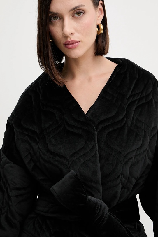 Charo Ruiz Ibiza kurtka welurowa czarny 257311