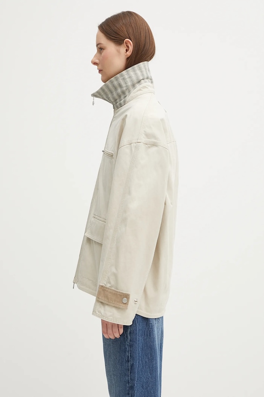 Бавовняна куртка Kenzo Workwear FF62VE2729HA бежевий AW25