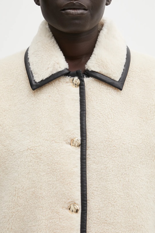 Anine Bing kurtka z domieszką wełny camden beżowy A.01.11274