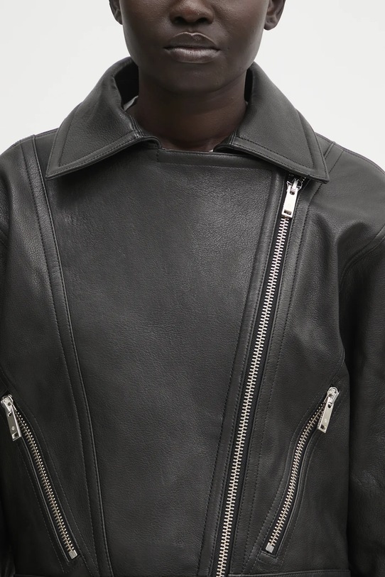 Anine Bing ramoneska skórzana julie czarny A.01.11323