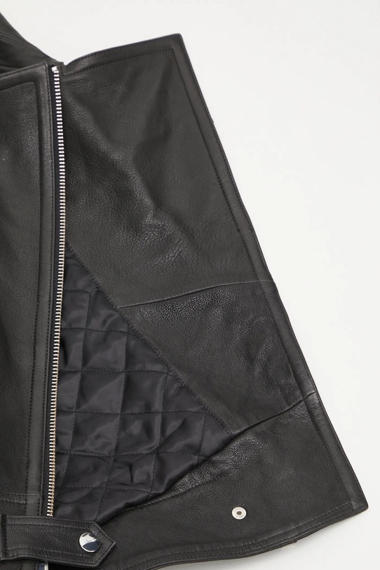 Anine Bing ramoneska skórzana julie A.01.11323 czarny