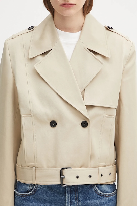 Anine Bing kurtka bawełniana greer beżowy A.01.11177