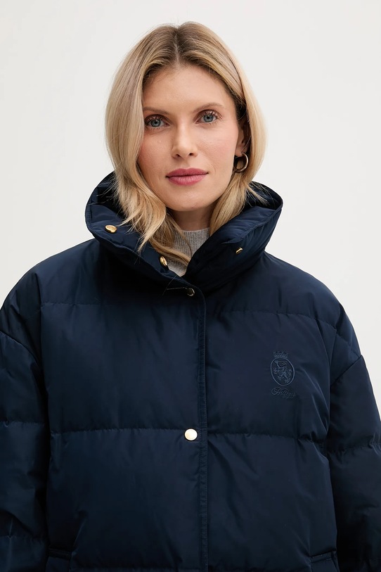 Pernata jakna Tommy Hilfiger mornarsko plava WW0WW47279