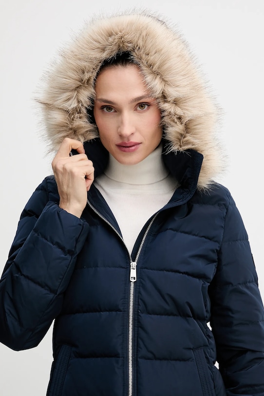 Tommy Hilfiger kurtka puchowa granatowy WW0WW47540