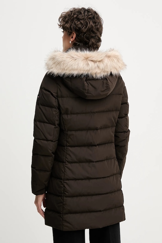 Odzież Tommy Hilfiger kurtka puchowa WW0WW47540 brązowy
