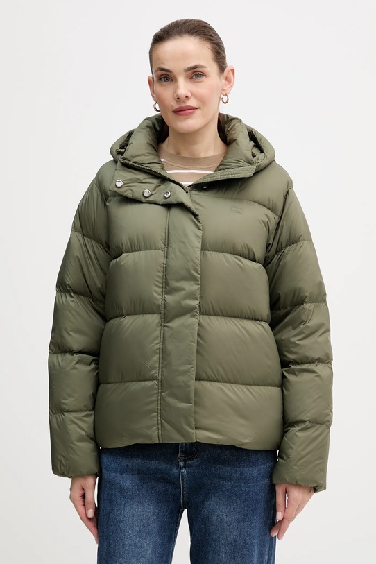 Tommy Hilfiger geacă de puf cu captuseala verde WW0WW45739