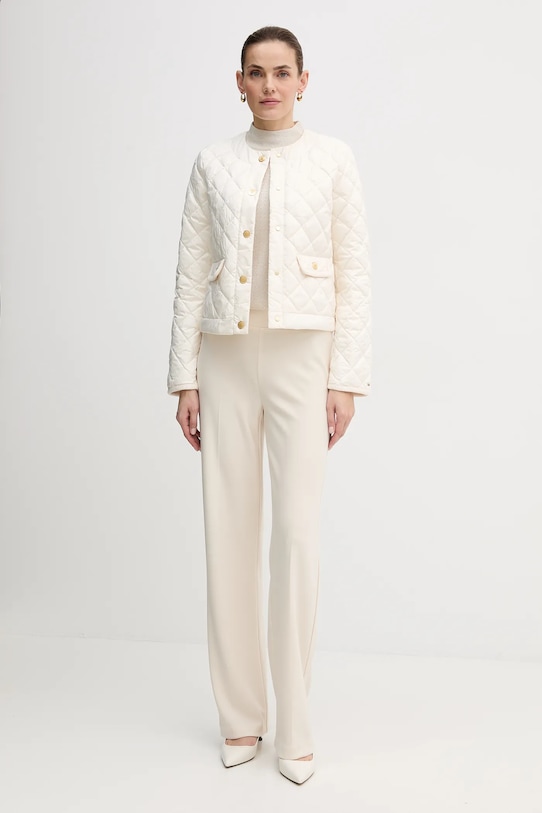 Páperová bunda Tommy Hilfiger WW0WW47449 béžová AW25