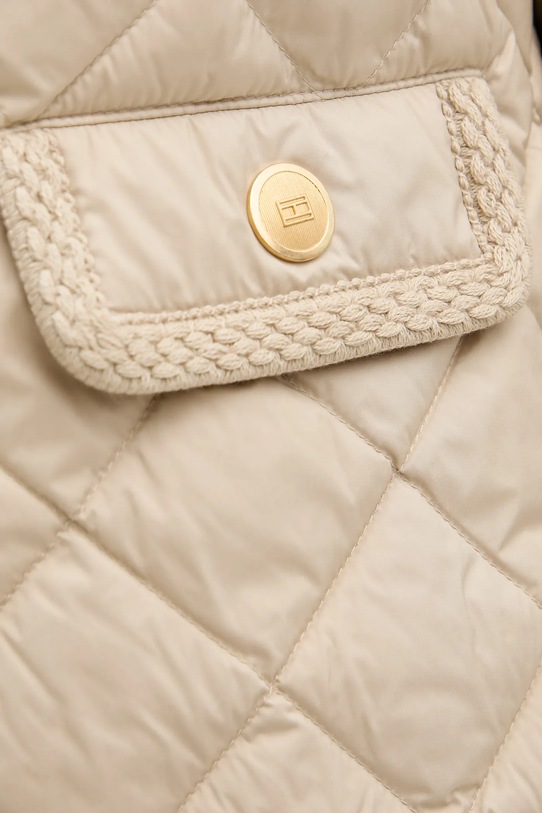 Tommy Hilfiger kurtka puchowa WW0WW47449 beżowy