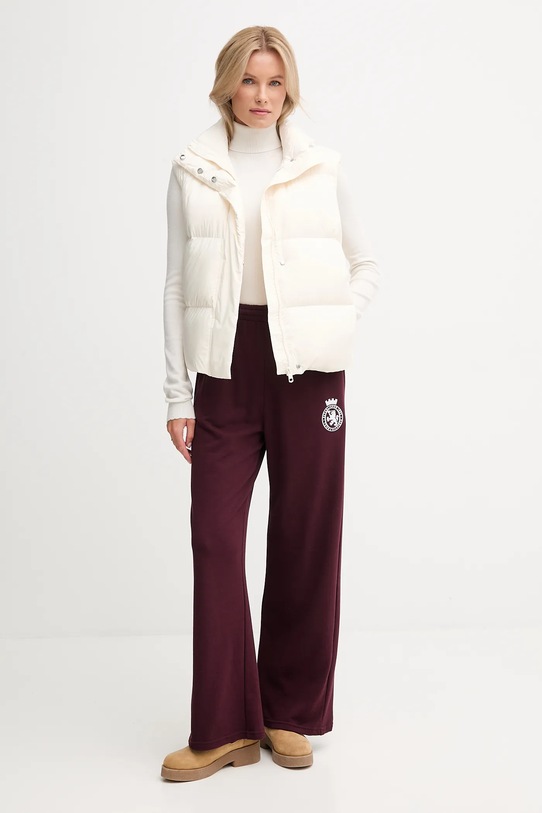 Tommy Hilfiger vestă de puf WW0WW45716 bej AW25