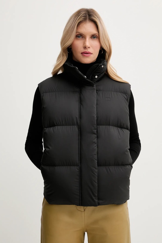 Brezrokavnik s puhom Tommy Hilfiger Drugo črna WW0WW45716