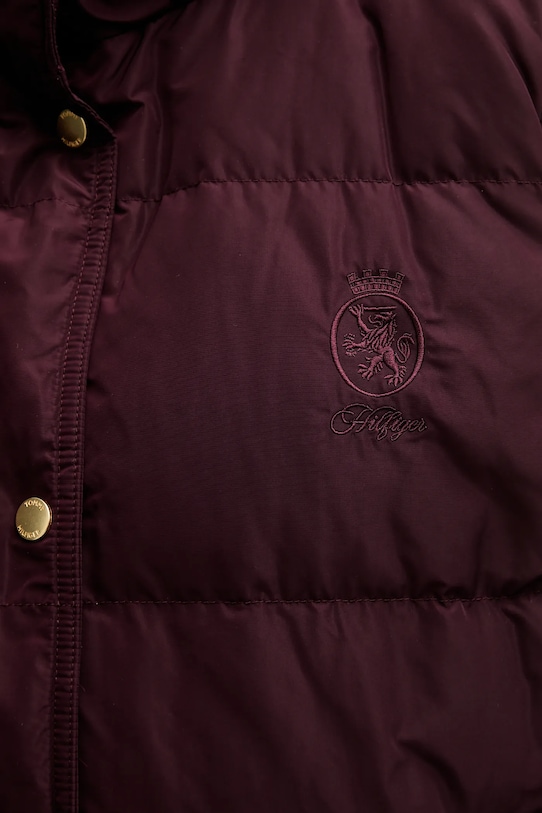 Páperová vesta Tommy Hilfiger WW0WW46545 burgundské