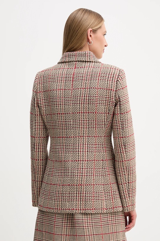 Oblečenie Kabát s prímesou vlny Tommy Hilfiger WW0WW46656 hnedá