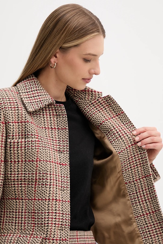 Tommy Hilfiger płaszcz z domieszką wełny WW0WW46656