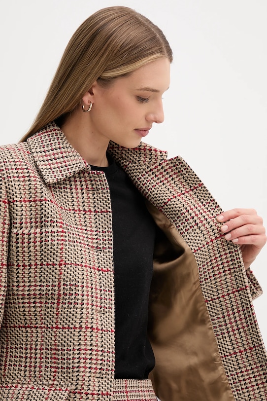 Kabát s prímesou vlny Tommy Hilfiger WW0WW46656