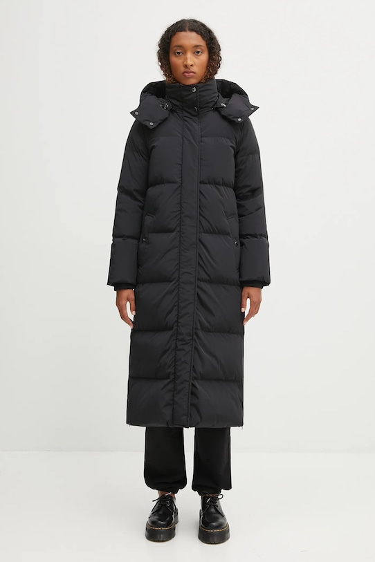 Péřová bunda Woolrich Kelly péřové černá CFWWOU2108FRUT1148