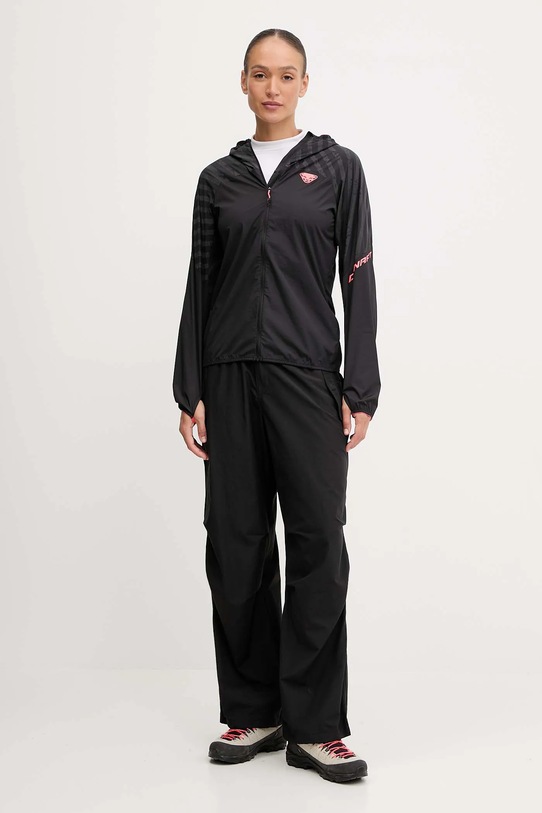 Dynafit kurtka sportowa Trail Reflective Wind 08.0000071985 czarny AW25