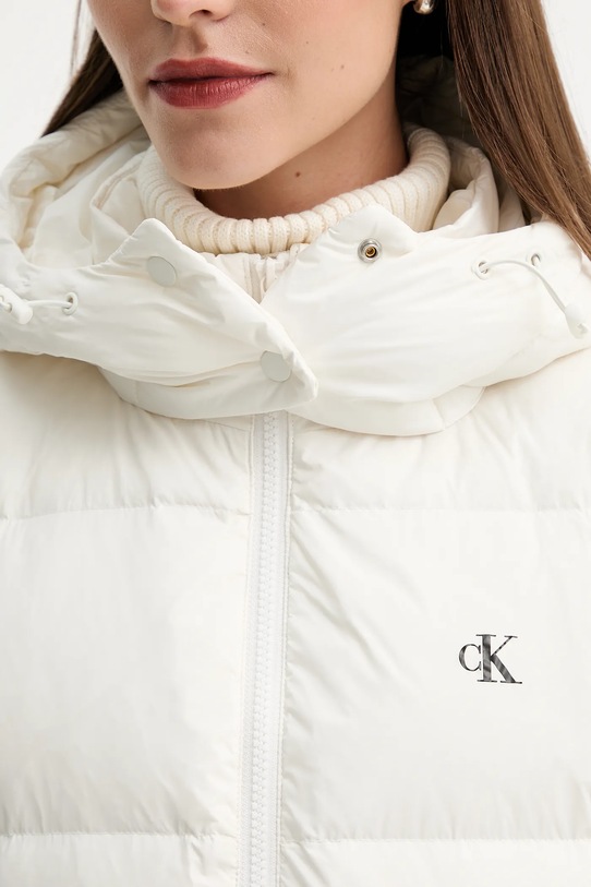 Calvin Klein Jeans bezrękawnik puchowy LV047D500G beżowy