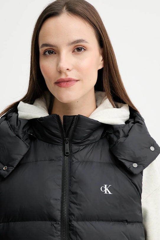 Calvin Klein Jeans bezrękawnik puchowy czarny LV047D500G