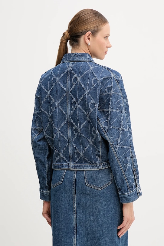 Odzież Calvin Klein Jeans kurtka jeansowa LV047D749G niebieski