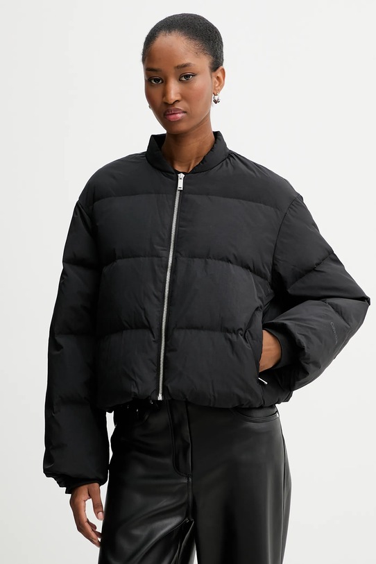 Calvin Klein kurtka puchowa czarny LV044D518G