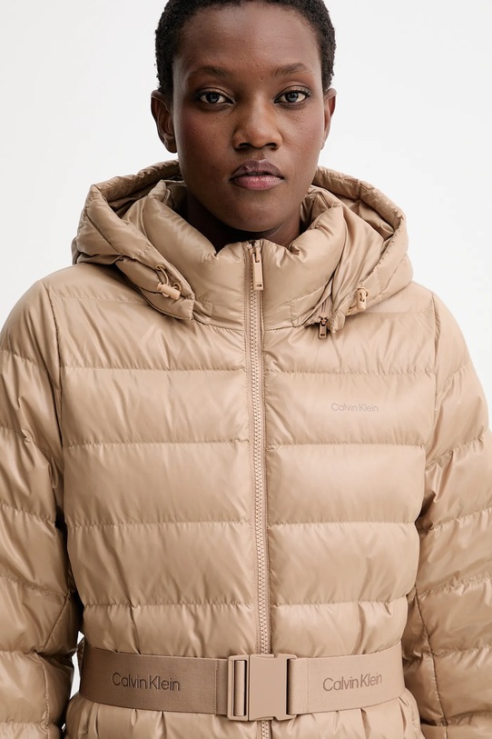 Jakna Calvin Klein bež LV044D542G