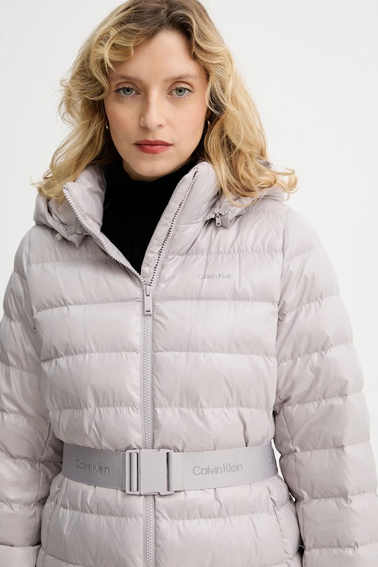 Bunda Calvin Klein sivá LV044D542G