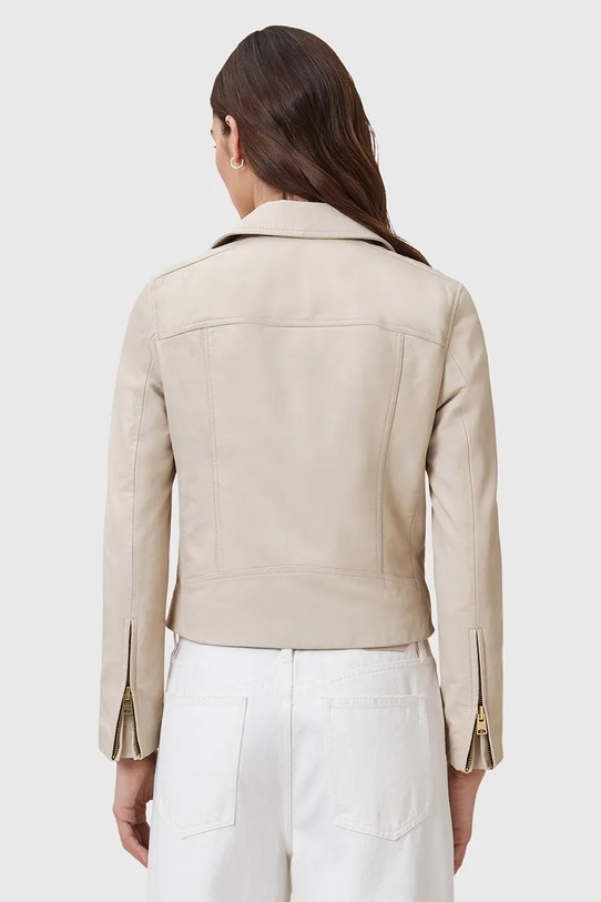 AllSaints ramoneska skórzana DALBY beżowy W087LB