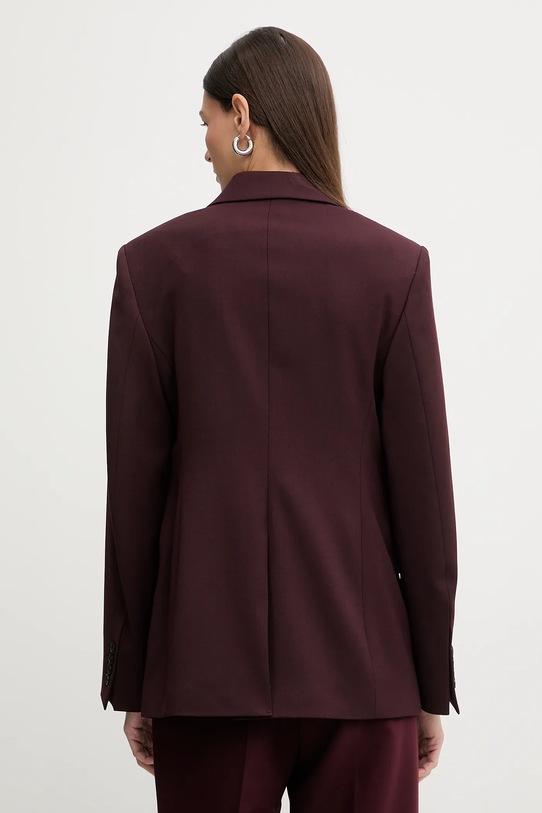 Odzież Filippa K marynarka z dodatkiem wełny 31825.FK bordowy