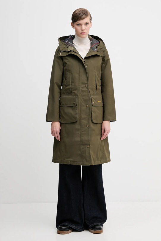 Куртка Barbour BAMBURGH с капюшоном зелёный LWB0926