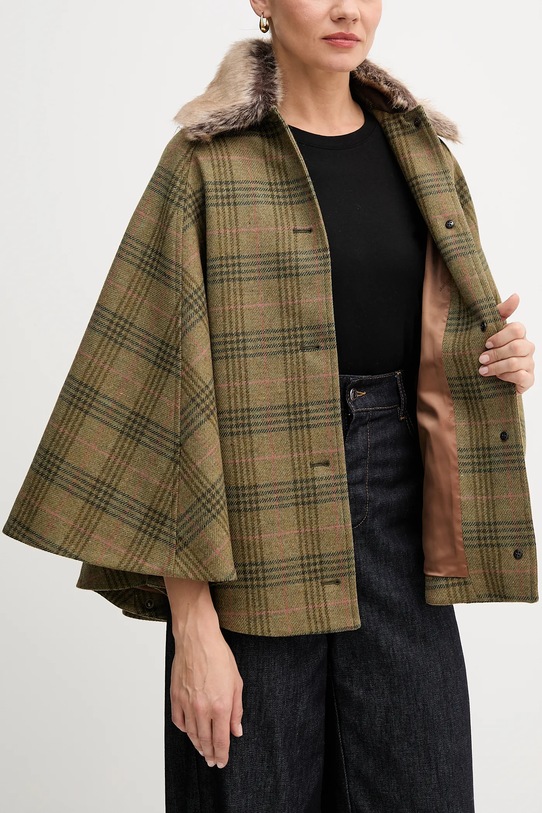 Barbour poncho wełniane LILY LWO0253