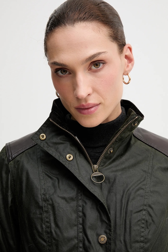 Хлопковая куртка Barbour FERN зелёный LWX1493