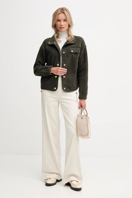 Mikina Barbour MABEL LOL0646 zelená AW25