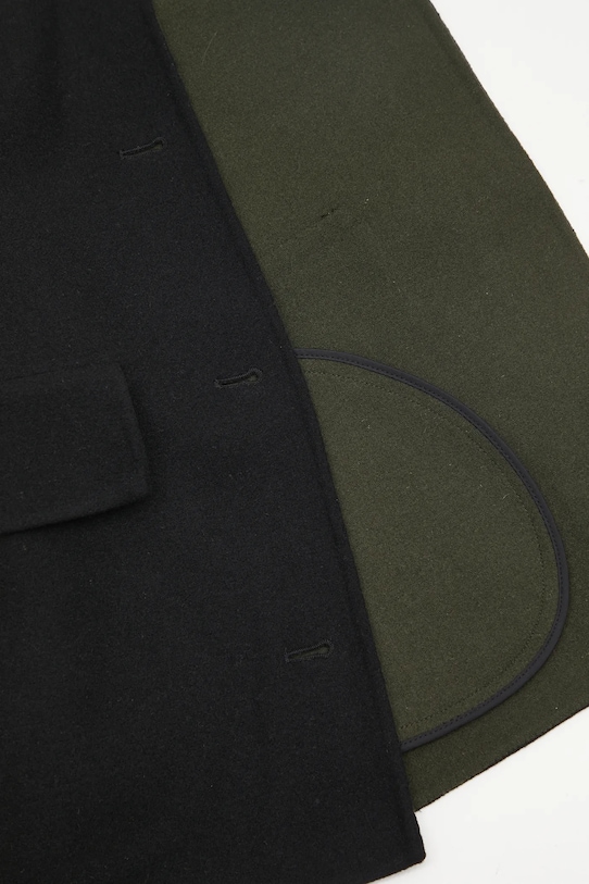 Barbour giacca in misto lana LEONIE LOS0077 nero