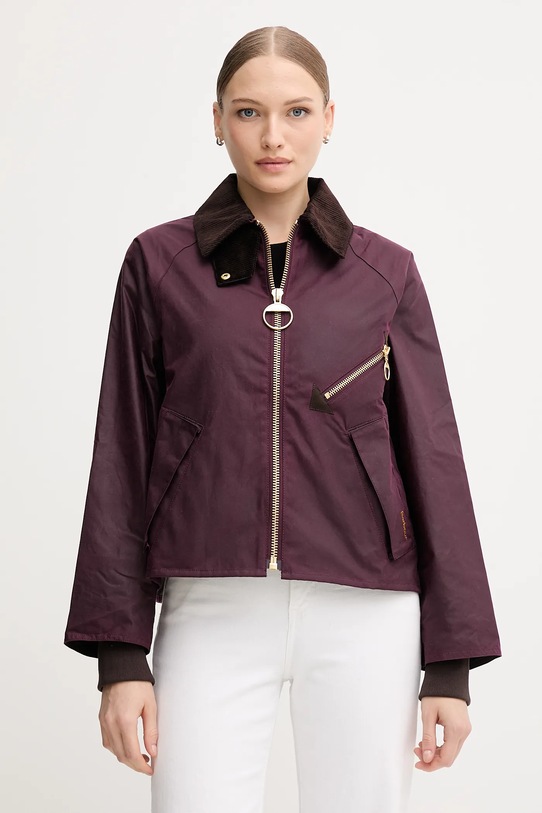Barbour kurtka ARLENE nieocieplane bordowy LWX1482