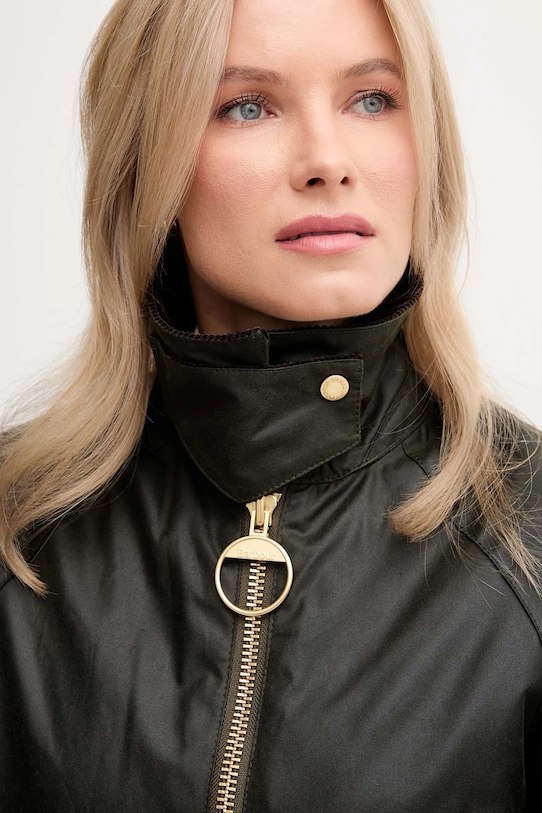 Хлопковая куртка Barbour LUELLA зелёный LWX1483