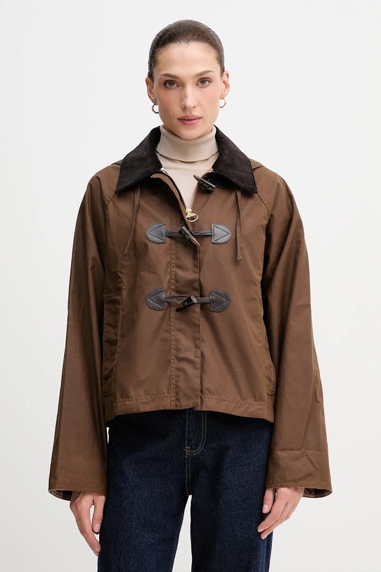 Barbour jacheta de bumbac MYRA cu captuseala maro LWX1489