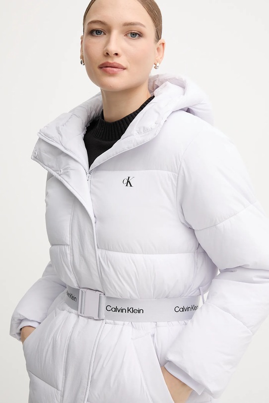 Μπουφάν Calvin Klein Jeans μωβ LV047D507G
