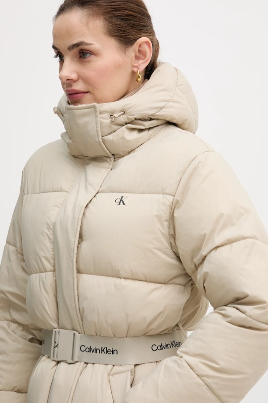 Calvin Klein Jeans kurtka beżowy LV047D508G