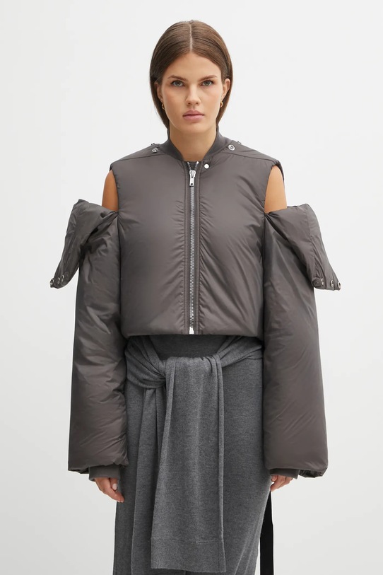 Rick Owens DRKSHDW giacca Convertible DS02E7727.NP marrone