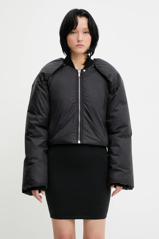Rick Owens DRKSHDW kurtka Convertible czarny DS02E7727.NP