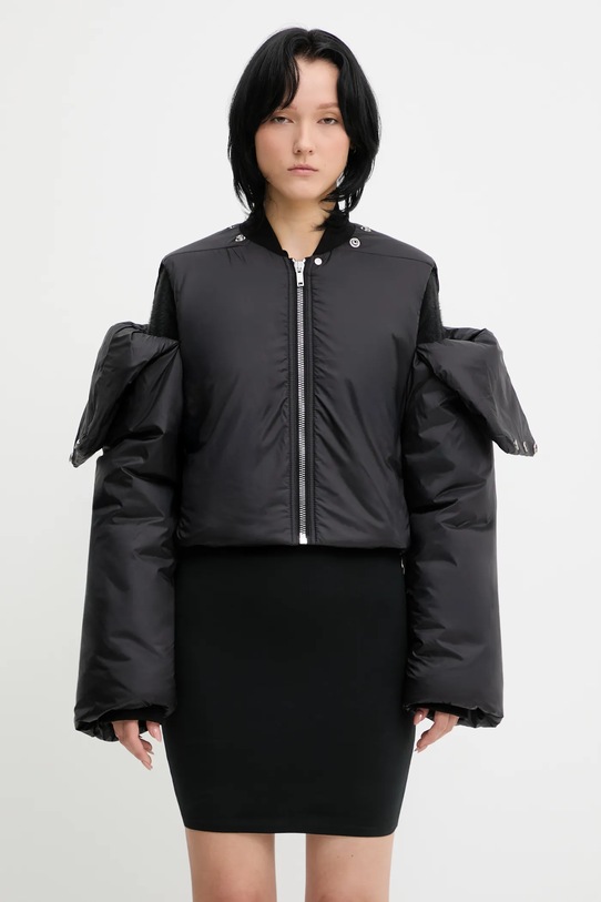 Rick Owens DRKSHDW kurtka Convertible DS02E7727.NP czarny