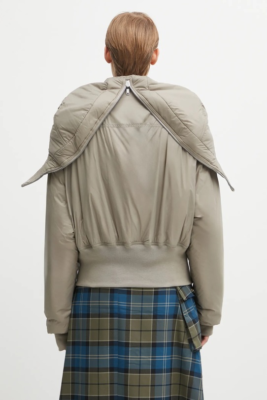 Odzież Rick Owens DRKSHDW kurtka Cropped Alice Parka DS02E7731.NP beżowy