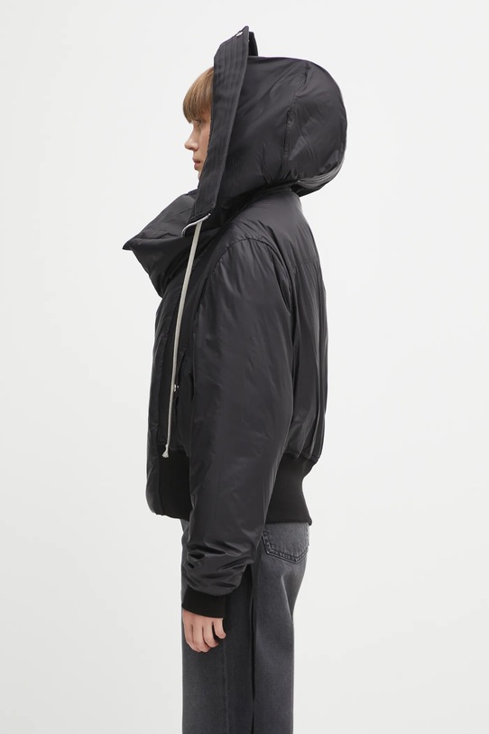 Rick Owens DRKSHDW kurtka Cropped Alice Parka DS02E7731.NP czarny AW25