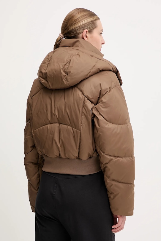 Îmbrăcăminte adidas by Stella McCartney geacă ASMC Crop JM3652 maro